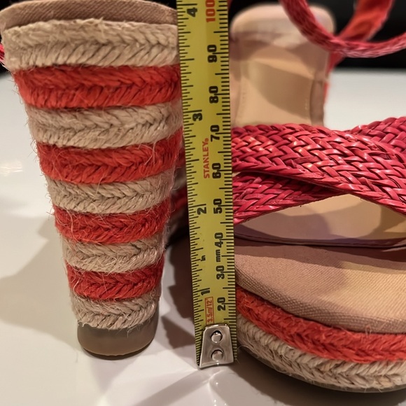 R2 Britney espadrille wedge platform sandal, woven detailed ankle strap - Picture 6 of 11